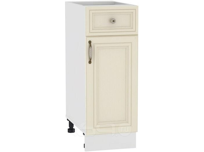 Шкаф нижний с 1-ой дверцей и ящиком Шале Н 301 Ivory-Белый