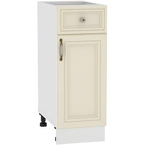 Шкаф нижний с 1-ой дверцей и ящиком Шале Н 301 Ivory-Белый