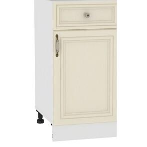 Шкаф нижний с 1-ой дверцей и ящиком Шале Н 401 Ivory-Белый