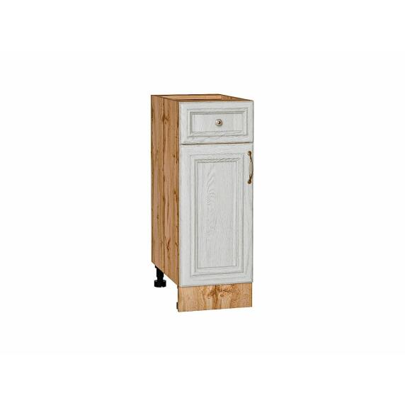 Шкаф нижний с 1-ой дверцей и ящиком Шале White Dreamline Дуб Вотан 816*300*480