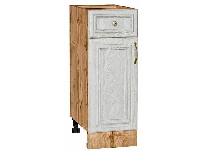 Шкаф нижний с 1-ой дверцей и ящиком Шале White Dreamline Дуб Вотан 816*300*480