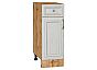 Шкаф нижний с 1-ой дверцей и ящиком Шале White Dreamline Дуб Вотан 816*300*480