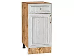 Шкаф нижний с 1-ой дверцей и ящиком Шале White Dreamline Дуб Вотан 816*400*478