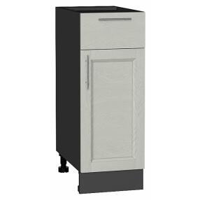 Шкаф нижний с 1-ой дверцей и ящиком Сканди Cappuccino Softwood Graphite 816*300*480