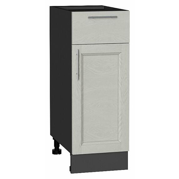 Шкаф нижний с 1-ой дверцей и ящиком Сканди Cappuccino Softwood Graphite 816*300*480