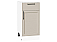 Шкаф нижний с 1-ой дверцей и ящиком Сканди Cream Silkwood/Белый 816*400*480