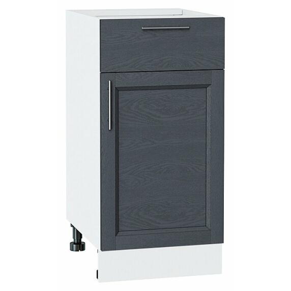 Шкаф нижний с 1-ой дверцей и ящиком Сканди Graphite Softwood Белый 816*400*480