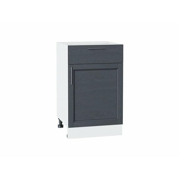 Шкаф нижний с 1-ой дверцей и ящиком Сканди Graphite Softwood Белый 816*500*480