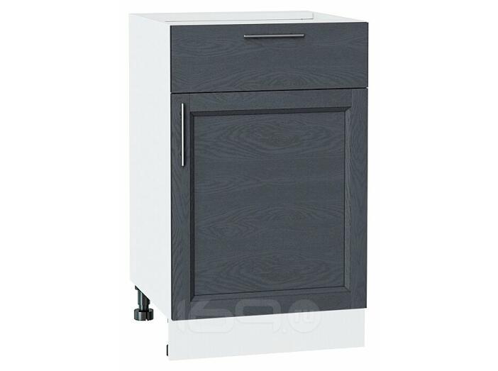 Шкаф нижний с 1-ой дверцей и ящиком Сканди Graphite Softwood Белый 816*500*480