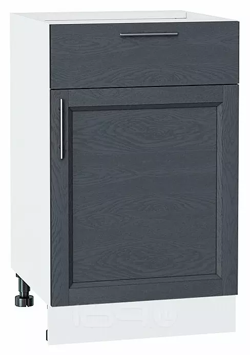 Шкаф нижний с 1-ой дверцей и ящиком Сканди Graphite Softwood Белый 816*500*480