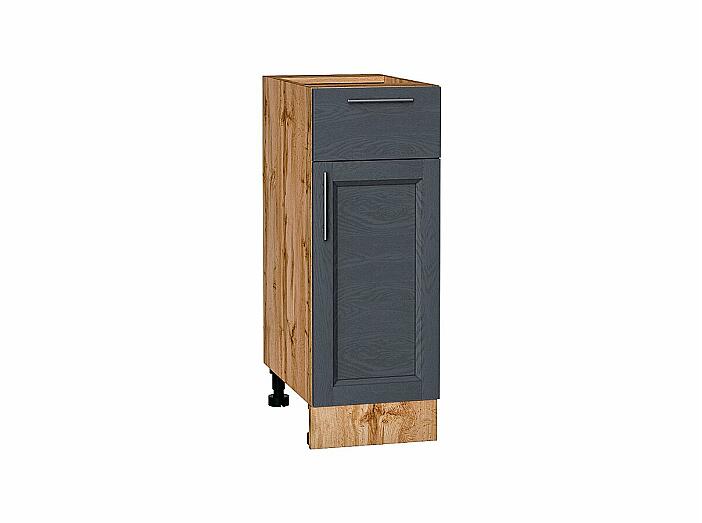 Шкаф нижний с 1-ой дверцей и ящиком Сканди Graphite Softwood Дуб Вотан 816*300*480