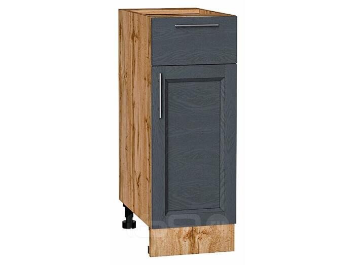Шкаф нижний с 1-ой дверцей и ящиком Сканди Graphite Softwood Дуб Вотан 816*300*480
