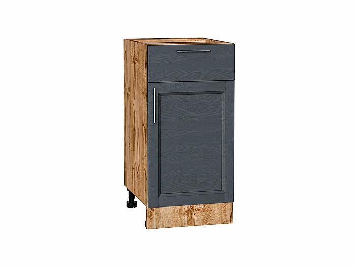 Шкаф нижний с 1-ой дверцей и ящиком Сканди Graphite Softwood Дуб Вотан 816*400*480