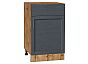 Шкаф нижний с 1-ой дверцей и ящиком Сканди Graphite Softwood Дуб Вотан 816*500*480