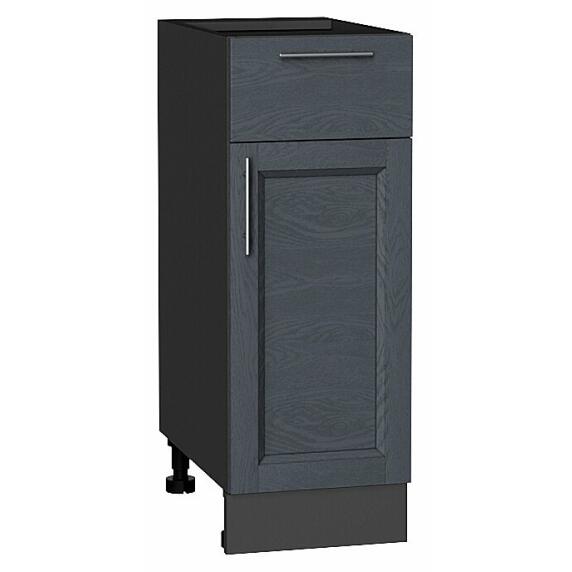 Шкаф нижний с 1-ой дверцей и ящиком Сканди Graphite Softwood Graphite 816*300*480