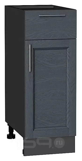 Шкаф нижний с 1-ой дверцей и ящиком Сканди Graphite Softwood Graphite 816*300*480