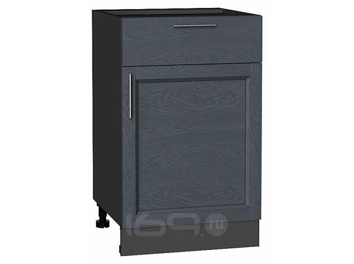 Шкаф нижний с 1-ой дверцей и ящиком Сканди Graphite Softwood Graphite 816*500*480