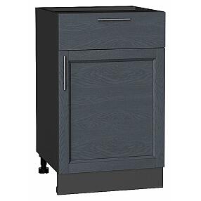 Шкаф нижний с 1-ой дверцей и ящиком Сканди Graphite Softwood Graphite 816*500*480