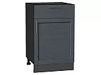 Шкаф нижний с 1-ой дверцей и ящиком Сканди Graphite Softwood Graphite 816*500*480