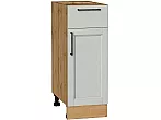Шкаф нижний с 1-ой дверцей и ящиком Сканди Grey Silkwood/Дуб Вотан 816*300*480