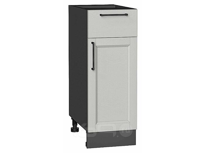 Шкаф нижний с 1-ой дверцей и ящиком Сканди Grey Silkwood/Graphite 816*300*480