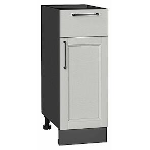 Шкаф нижний с 1-ой дверцей и ящиком Сканди Grey Silkwood/Graphite 816*300*480