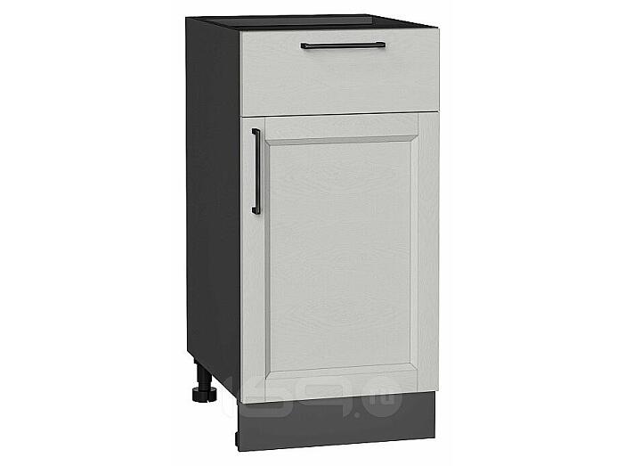 Шкаф нижний с 1-ой дверцей и ящиком Сканди Grey Silkwood/Graphite 816*400*480