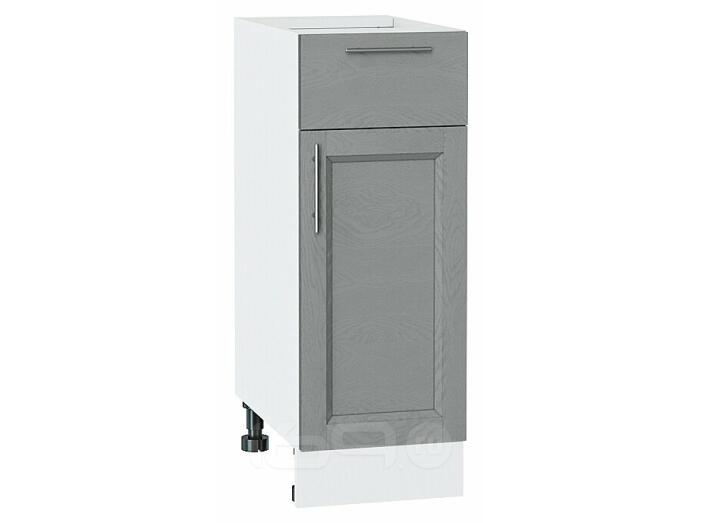 Шкаф нижний с 1-ой дверцей и ящиком Сканди Grey Softwood Белый 816*300*480