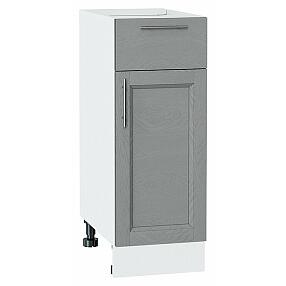 Шкаф нижний с 1-ой дверцей и ящиком Сканди Grey Softwood Белый 816*300*480