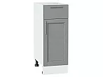 Шкаф нижний с 1-ой дверцей и ящиком Сканди Grey Softwood Белый 816*300*480