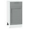 Шкаф нижний с 1-ой дверцей и ящиком Сканди Grey Softwood Белый 816*400*480 Шкаф нижний с 1-ой дверцей и ящиком Сканди Grey Softwood Белый 816*400*480