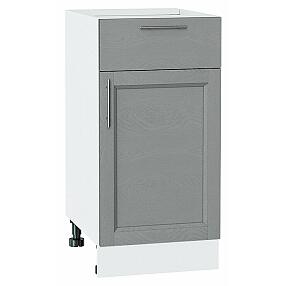 Шкаф нижний с 1-ой дверцей и ящиком Сканди Grey Softwood Белый 816*400*480