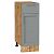 Шкаф нижний с 1-ой дверцей и ящиком Сканди Grey Softwood Дуб Вотан 816*300*480