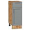 Шкаф нижний с 1-ой дверцей и ящиком Сканди Grey Softwood Дуб Вотан 816*300*480 Шкаф нижний с 1-ой дверцей и ящиком Сканди Grey Softwood Дуб Вотан 816*300*480