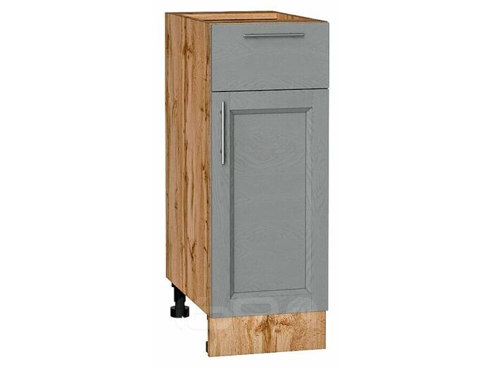 Шкаф нижний с 1-ой дверцей и ящиком Сканди Grey Softwood Дуб Вотан 816*300*480