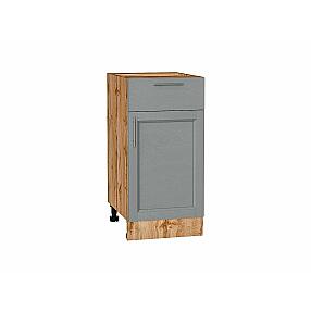 Шкаф нижний с 1-ой дверцей и ящиком Сканди Grey Softwood Дуб Вотан 816*400*480