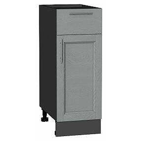Шкаф нижний с 1-ой дверцей и ящиком Сканди Grey Softwood Graphite 816*300*480