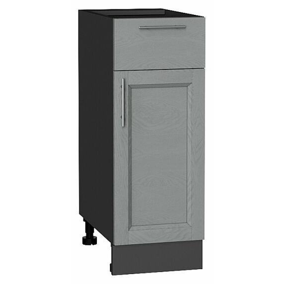 Шкаф нижний с 1-ой дверцей и ящиком Сканди Grey Softwood Graphite 816*300*480