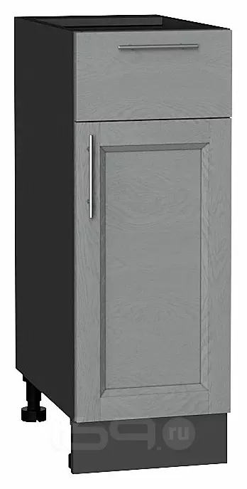 Шкаф нижний с 1-ой дверцей и ящиком Сканди Grey Softwood Graphite 816*300*480