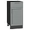 Шкаф нижний с 1-ой дверцей и ящиком Сканди Grey Softwood Graphite 816*400*480 Шкаф нижний с 1-ой дверцей и ящиком Сканди Grey Softwood Graphite 816*400*480