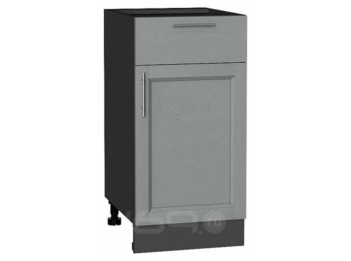 Шкаф нижний с 1-ой дверцей и ящиком Сканди Grey Softwood Graphite 816*400*480