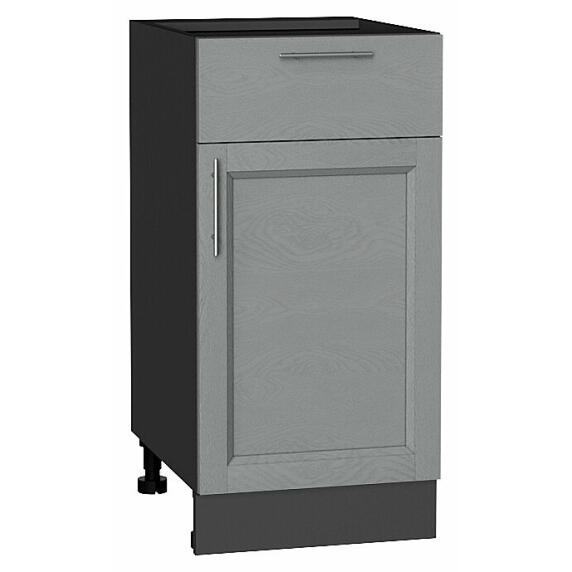 Шкаф нижний с 1-ой дверцей и ящиком Сканди Grey Softwood Graphite 816*400*480