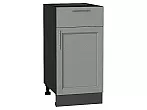 Шкаф нижний с 1-ой дверцей и ящиком Сканди Grey Softwood Graphite 816*400*480