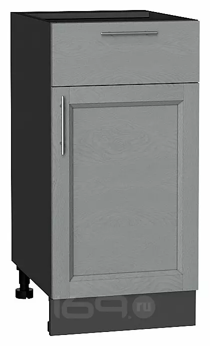 Шкаф нижний с 1-ой дверцей и ящиком Сканди Grey Softwood Graphite 816*400*480