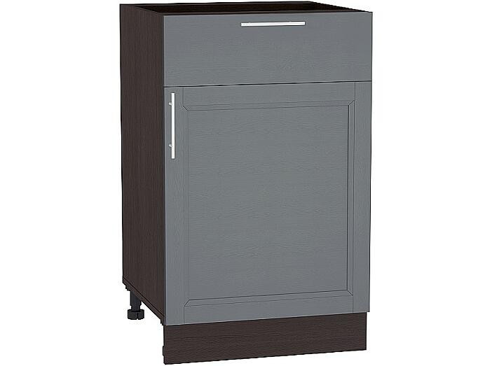 Шкаф нижний с 1-ой дверцей и ящиком Сканди Н 501 Graphite Softwood-Венге