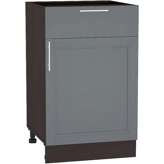 Шкаф нижний с 1-ой дверцей и ящиком Сканди Н 501 Graphite Softwood-Венге