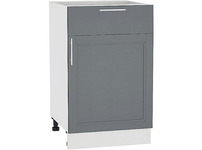Шкаф нижний с 1-ой дверцей и ящиком Сканди Н 501 Graphite Softwood-Белый
