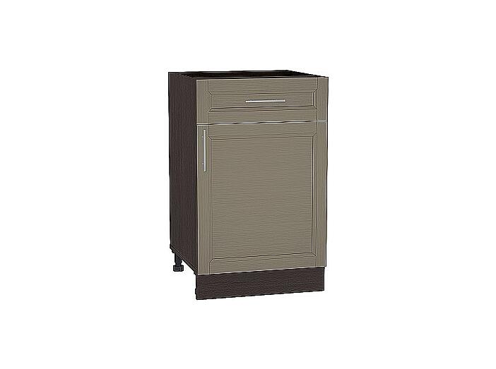 Шкаф нижний с 1-ой дверцей и ящиком Сканди Н 501 Cappuccino Wood-Венге