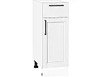 Шкаф нижний с 1-ой дверцей и ящиком Сканди White Silkwood/Белый 816*300*480