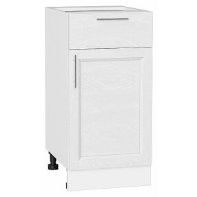 Шкаф нижний с 1-ой дверцей и ящиком Сканди White Softwood/Белый 816*400*480